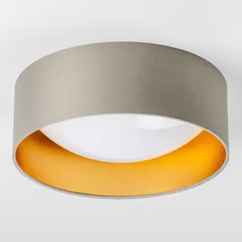 LED Stropní svítidlo LED/12W/230V pr. 32 cm taupe/zlatá