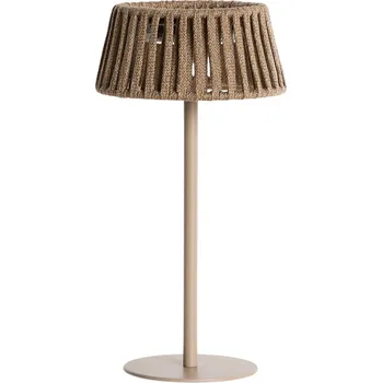 Venkovní osvětlení Béžová zahradní solární LED lampa Kave Home Aldet