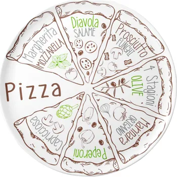 Talíř Talíř Brunner Pasta&Salad Pizza Set Barva: bílá