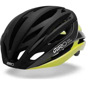 Cyklistická přilba Giro helma Syntax MIPS (Mat Black/Gloss Hi Viz Yellow) Velikost: M (55—59 cm)