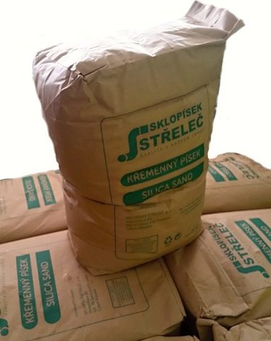 Křemičitý písek frakce 0,5-1,0mm - sušený 25kg