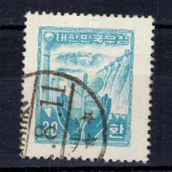 Sběratelství Známka Jižní Korea, Mi.213x (Scott 212F)#, 20 ₩