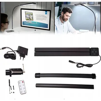 Lampička LED bezstínová lampa rýsovací stolní s úchytem na stůl Školní MONCA