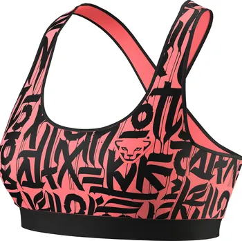 Podprsenka Podprsenka Dynafit Alpine Graphic Bra W ultra coral 2026 Barva: korálová / černá, Velikost: S