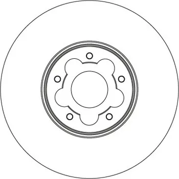 Brzdový kotouč Brzdový kotouč TRW DF6877S