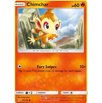 Sběratelská karetní hra Chimchar 021/156 - Ultra Prism Typ karty: Non-Holo