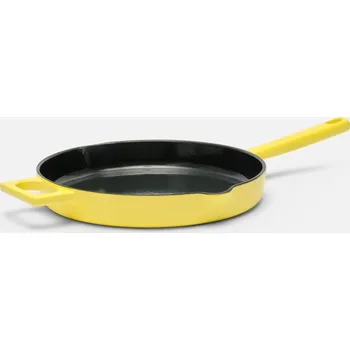 Pánev Pánev Mattia 3.0, ø 26 cm - Smaltovaná litinová pánev, lesklá máslově žlutá