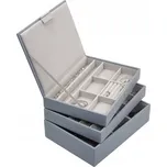 Klasický Krabička Stackers 13,7x18x25 cm modrý