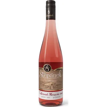 Cabernet Moravia rosé, 2025, pozdní sběr, polosuché, Vinařství Štěpánek, 0,75l