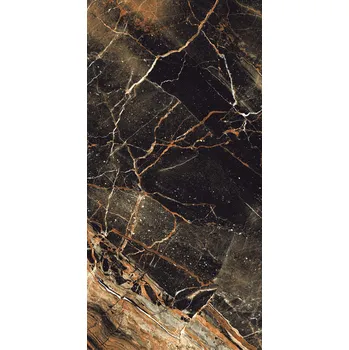 Dlažba Silverado International Canvas Black 60 x 120 cm imitace mramoru 1 m2