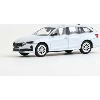 autíčko Škoda Octavia IV FL Combi (2024) 1:43 - Bílá Moon Metalíza