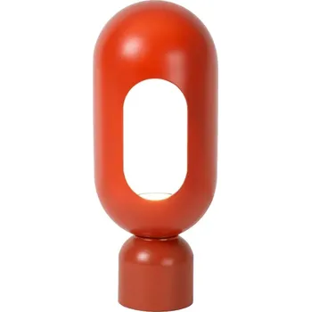 Lampička BARRIS 05549/01/55 Lucide červené Noční lampa na komodu