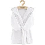 New Baby Dětský froté župan bílý - 92/98