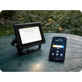 Smart LED reflektor 10W, 725lm, RGB+3000K-6500K s přímým připojením, IP65, Amazon Alexa, Google Home