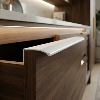 Interex design Úchytka na hranu dvířek MAURA / Bílá matná 350 mm