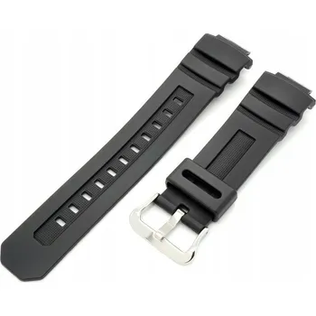 Řemínek na hodinky Řemínek k hodinkám Casio AW-590 AW-591 AWG-100 černý