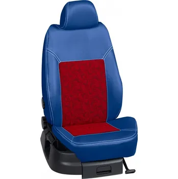 Potah sedadla Autopotahy Ford C-MAX / 2016, 5 dveří, Titanum, KOŽENKA > OR 0440 (OR 0440 / Modrý koženkový bok)