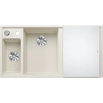 Nerezový dřez AXIA III 6 S je moderní kuchyňský dřez určený pro efektivní přípravu pokrmů. Jeho elegantní, minimalistický design se vyznačuje prostornou hlavní mísou a univerzálním multifunkčním cedníkem. Inovativní funkce, jako je pohyblivá krájecí deska a ergonomické