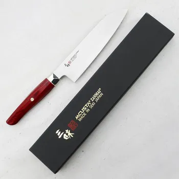 Kuchyňský nůž MCUSTA Zanmai Red Revolution 18 cm - japonský nůž Santoku z nerezové oceli