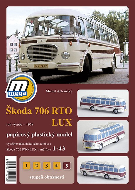 Škoda 706 RTO Lux 1:43 - Nakladatelství MegaGraphic od 121 Kč - Zbozi.cz