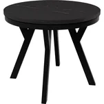 GAB Rozkládací jídelní stůl DOMIANO 90-190 cm Barva dřeva: Černá Mramor