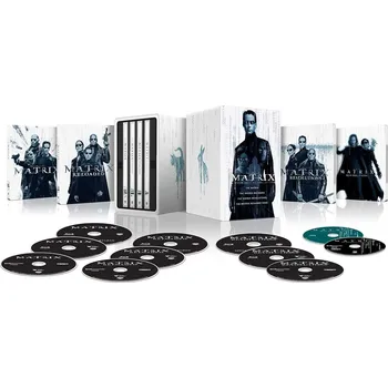 Blu-ray film Matrix Antologie - 4K UHD + Blu-ray 11BD Steelbook + Library Case