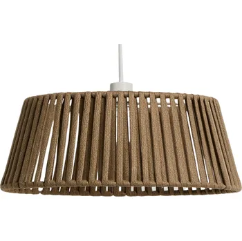 Venkovní osvětlení Kave Home Béžové závěsné stínidlo Aldet Ø 46 cm