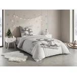 3D povlečení z Renforcé bavlny FROSTY šedé, 100% bavlna Rozměr povlečení: 80 x 80 cm | 135 x 200 cm, 140x200 + 70x90, mikrovlákno, 135 g/m2