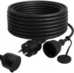 Prodlužovací Kabel zahradní, jednoduchý Ondragon 50 m 1 ks zásuvek, černý