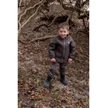 MIKK-LINE Dětský termo set bunda a kalhoty hnědý Chocolate Chip – Velikost: 86 Modrá 86