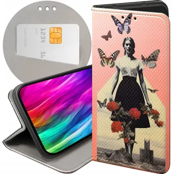 Pouzdro na mobilní telefon Flipové pouzdro Hello Case pro Samsung Galaxy A24, Galaxy A25 5G béžové