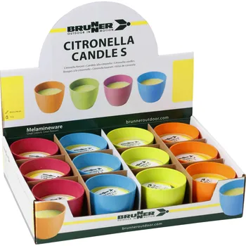 Svíčka Brunner Citronella Candle S Barva: modrá
