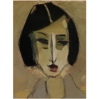 Plakát Plakát, Obraz - Göta (Female Portrait) - Helene Schjerfbeck