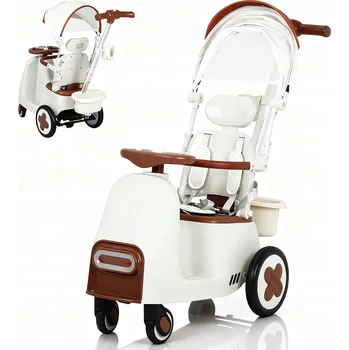 Dětské vozidlo Dětská tříkolka s vodící tyčí: Lehký kočárek pro batolata - Golfové hole