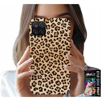 Pouzdro na mobilní telefon POUZDRO PRO SAMSUNG A12 / M12 - ZADNÍ KRYT S LEOPARDÍM VZOREM JSOU MÓDNÍ A ŽENSKÉ