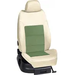 Autopotahy Volkswagen TOURAN / TOURAN /10.2010-09.2015, Touran (7 míst), KOŽENKA > OR 0419 (OR 0419 / Béžový koženkový bok)