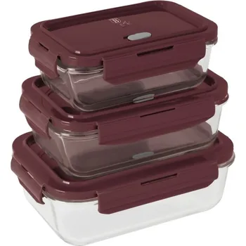 Dóza na potraviny Sada 3 dóz na potraviny s víčky BerlingerHaus BH-8790 Leonardo