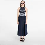 Šaty Tommy Hilfiger Gold Button Poplin Mix Dress Breton Stripe Dark Night/ Ecru L