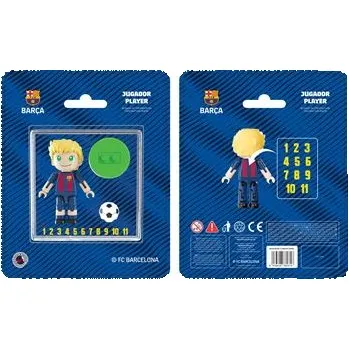 ostatní stavebnice Stavebnice Figurka Jugador FC Barcelona Model 2 4 cm