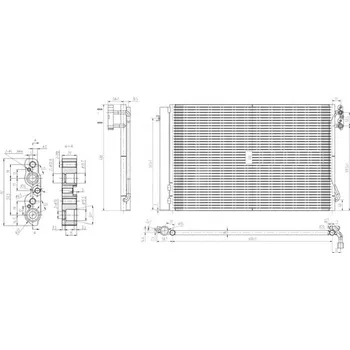 Klimatizace automobilu Hart 608 679 Kondenzátor klimatizace