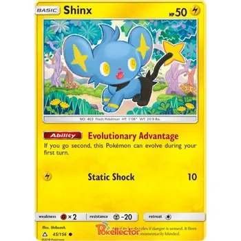 Sběratelská karetní hra Shinx 045/156 - Ultra Prism Typ karty: Non-Holo