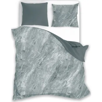 Povlečení Bavlněné povlečení Pure Cotton 014 220x200 cm + 2x 70x80 cm šedé