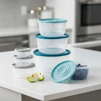 Dóza na potraviny Sada 7 kulatých dóz na potraviny TADAR Pilado – sada dóz na potraviny