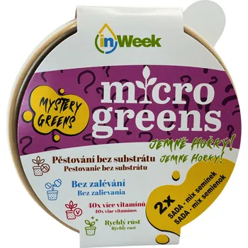 Semeno MYSTERY II. - semínka microgreens - pěstování bez zalévání inWeek S přebalem