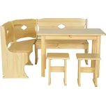 Set jídelní rohová lavice + stůl +…
