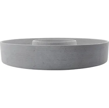 Svícen House Doctor Svícen The Ring Grey Polystone 45 cm