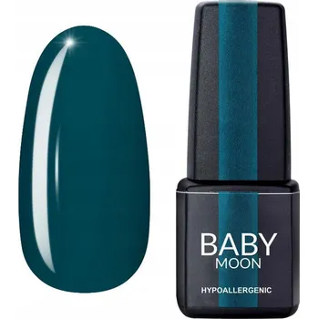 Přípravek na nehty Hybridní lak na nehty Baby Moon Green Sea Č. 06, 6 ml.