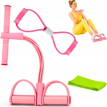 EXPANDER GUMA NA CVIČENÍ BŘICHA PROTAHOVÁNÍ POSILOVACÍ GUMA FITNESS SADA