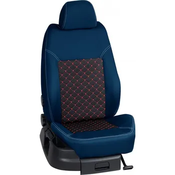 Potah sedadla Autopotahy Volkswagen CRAFTER / CRAFTER /2017->, CRAFTER (3 místa), KOMFORT > OR 0426 (OR 0426 / Modrý bok)