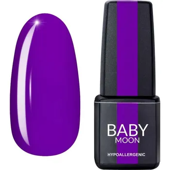 Přípravek na nehty Hybridní lak na nehty Baby Moon Lilac Train Č. 12, 6 ml